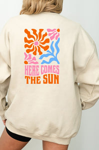 Here Comes the Sun Crew Graphic Sweatshirt