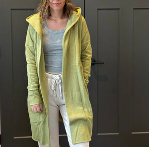 Longline Cardigan [cactus]