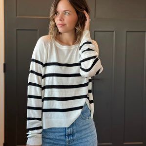 Raglan Stripe Top