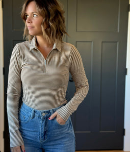 Mocha Half Zip