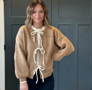 Ribbon Tie Cardigan