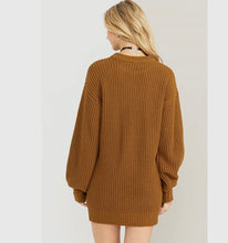 Cabled Sweater Dress